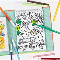 Tiger Tribe Zoo Colouring Set