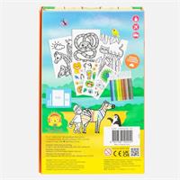 Tiger Tribe Zoo Colouring Set