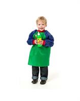 Toddler Artist Smock Green & Blue Age 2-4