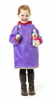 Toddler Artist Smock Purple Age 2-4