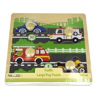 TRAFFIC LARGE PEG PUZZLE