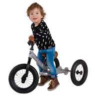 Trybike Steel Silver 2 in 1 Balance Bike