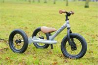 Trybike Steel Silver 2 in 1 Balance Bike