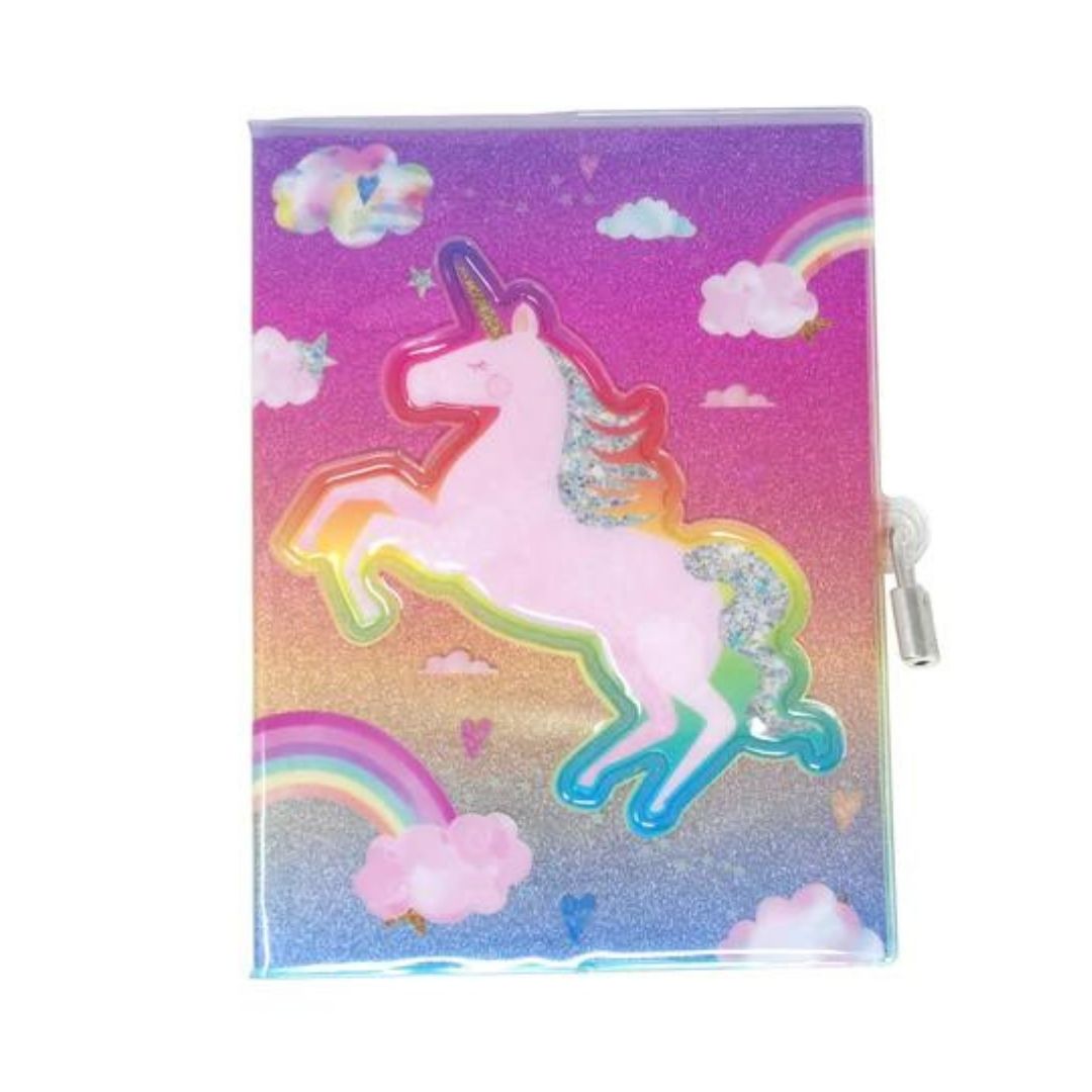 Unicorn 3D Lockable Diary