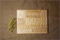 Uppercase Letter Wooden Tracing Board