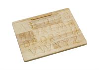 Uppercase Letter Wooden Tracing Board