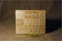 Uppercase Letter Wooden Tracing Board