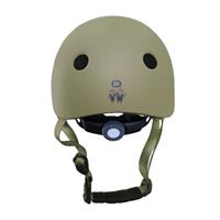 Vintage Matte Green Helmet 1