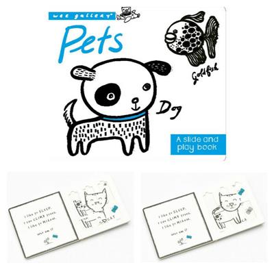 Wee Gallery Pets Slide and Play Board Book