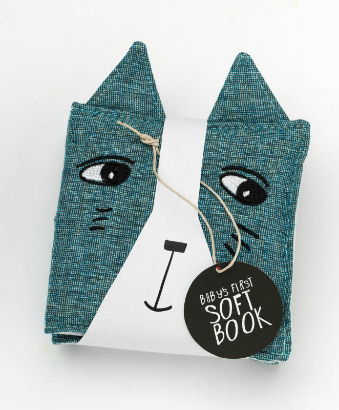 Wee Gallery Cloth Books-Friendly Faces In The Garden