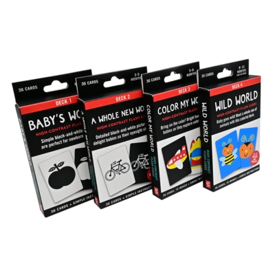 What Does Baby See? Flash Cards Set of 4
