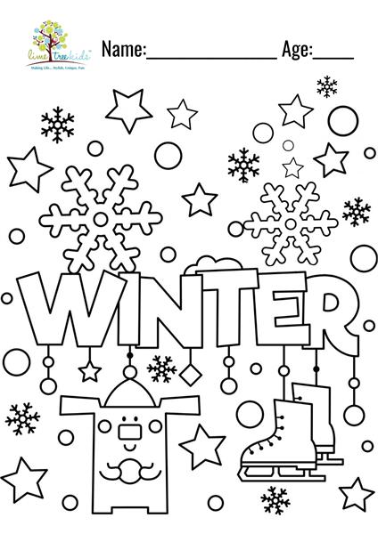 Winter School Holidays Colouring Competition!