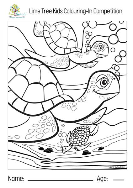 Winter School Holidays Colouring In Competition
