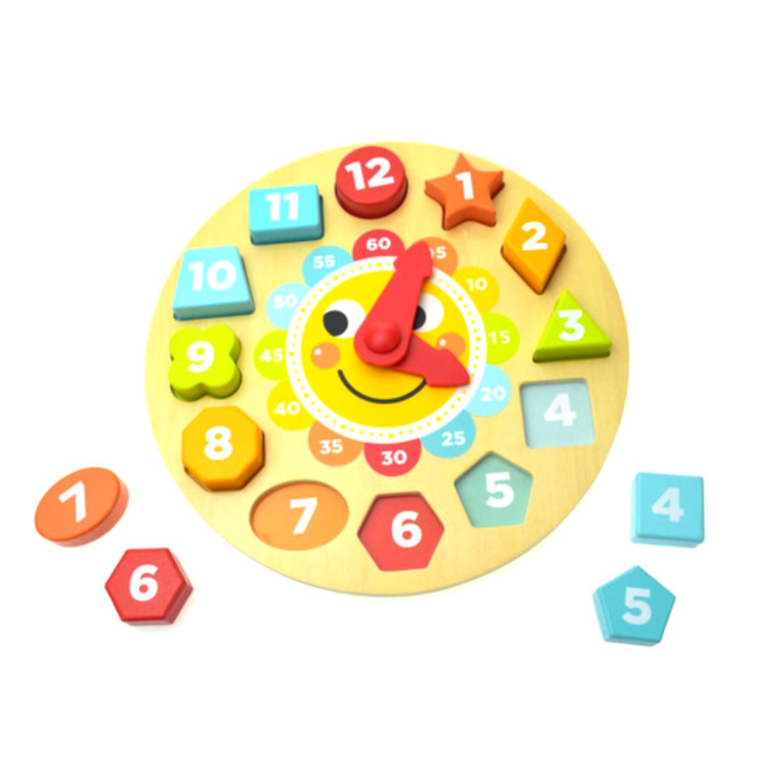 Wooden Clock Puzzle| Educational Toys
