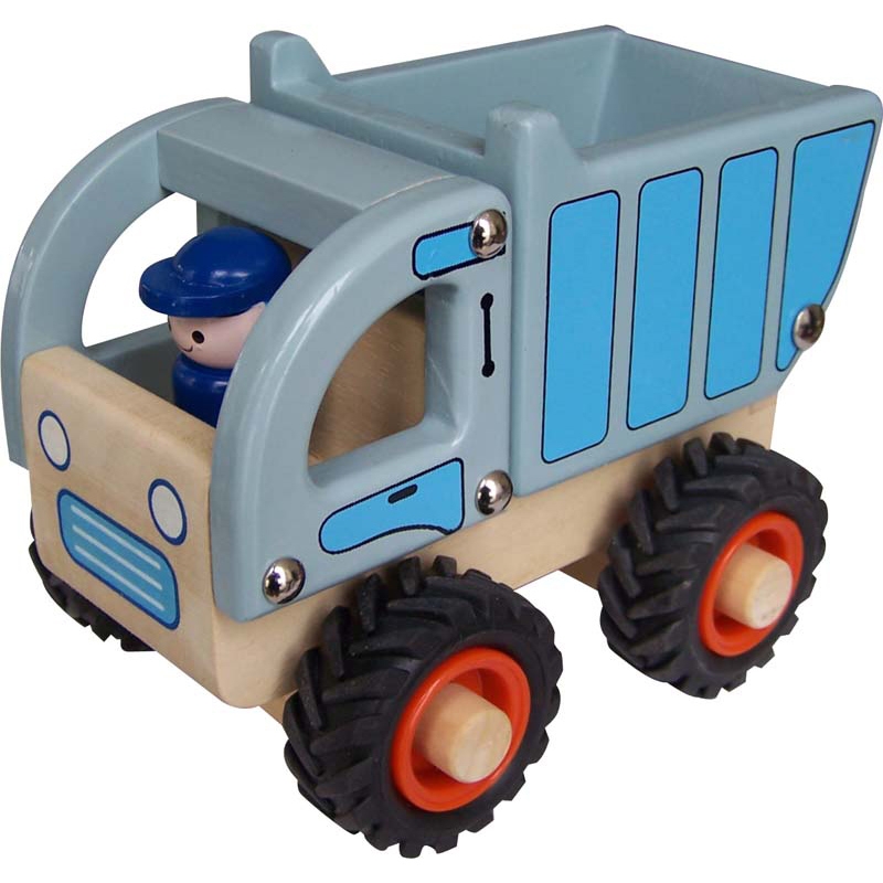 Wooden Dump Truck Toy, Small Wooden Dump Truck Toy