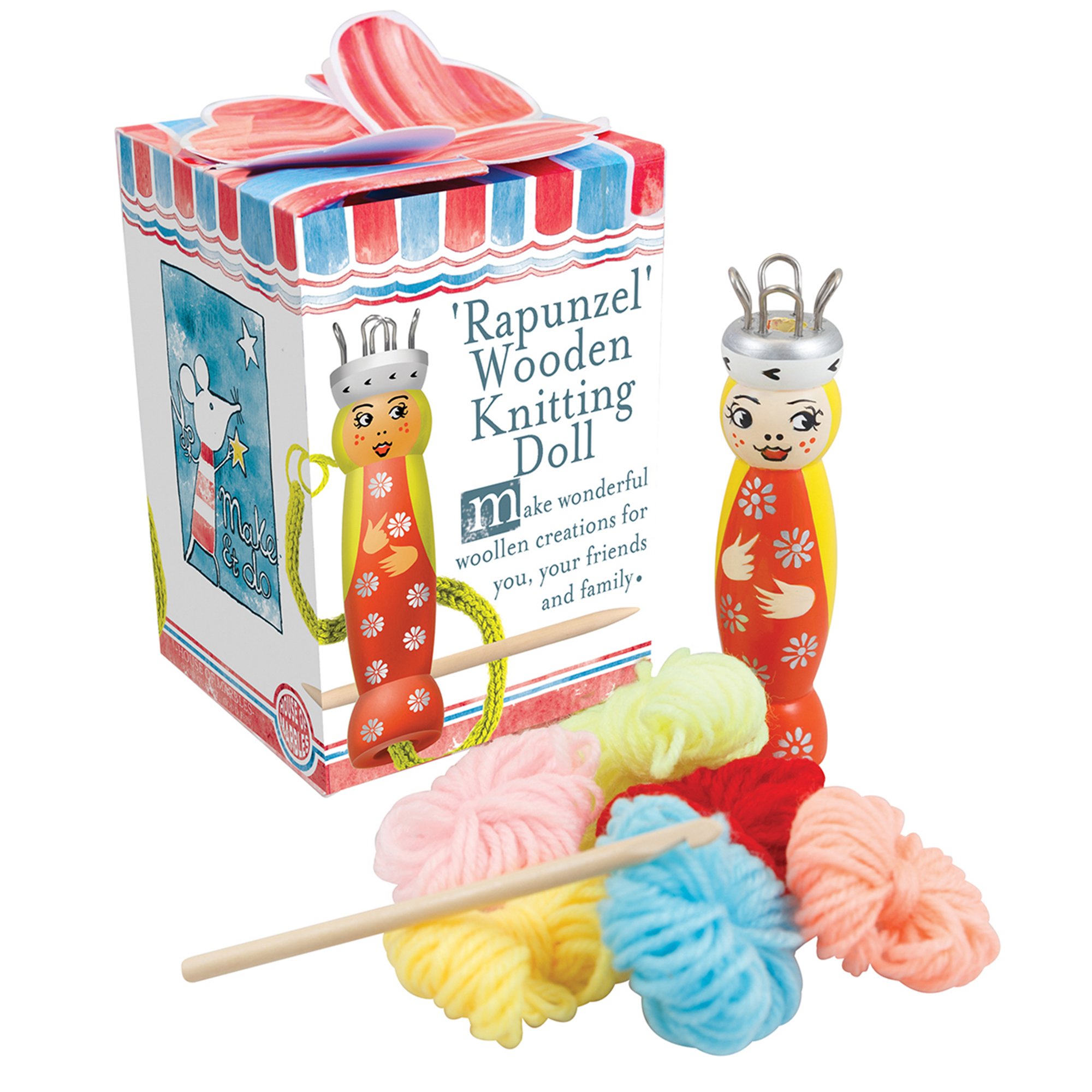 Wooden Knitting Doll Kit