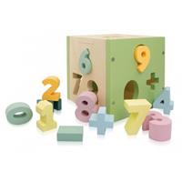 Wooden Numbers Sorting Box and Book Set