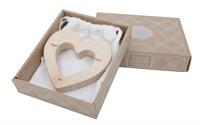 Wooden Story Heart Maple Wood Teether