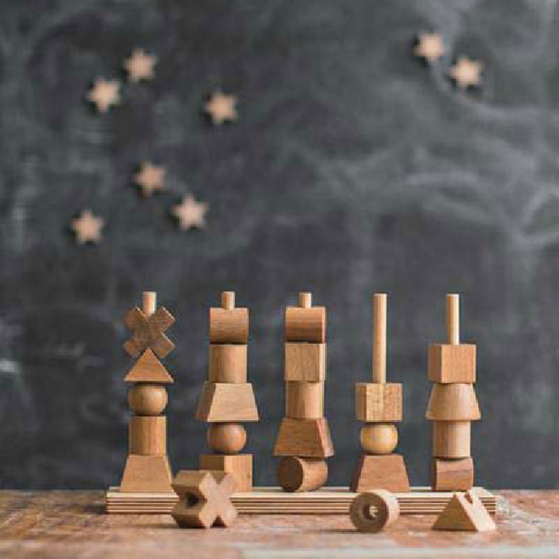 Wooden Story Natural Stacking Toy