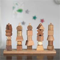 Wooden Story Natural Stacking Toy