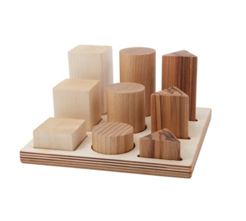 Wooden Story Natural Wooden XL Shape Sorter Board