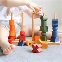 Wooden Story Rainbow Stacking Toy